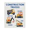 Stupell Industries Educational Construction Trucks Canvas Design by Conrad Knutsen